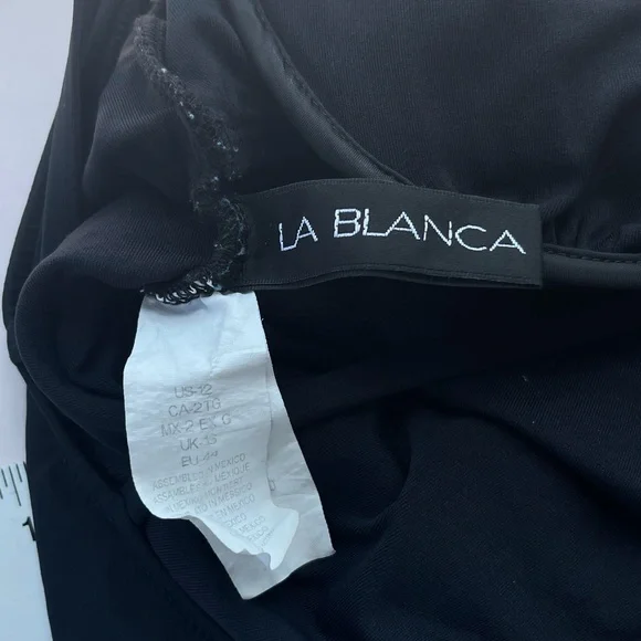 La Blanca Black Bathing Suit - Picture 5 of 7